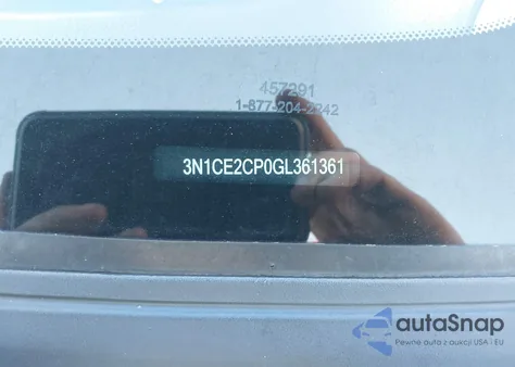 2016 Nissan Versa Note S (Sr)/S Plus/Sl/Sr/Sv from USA, damaged, VIN 3N1CE2CP0GL361361